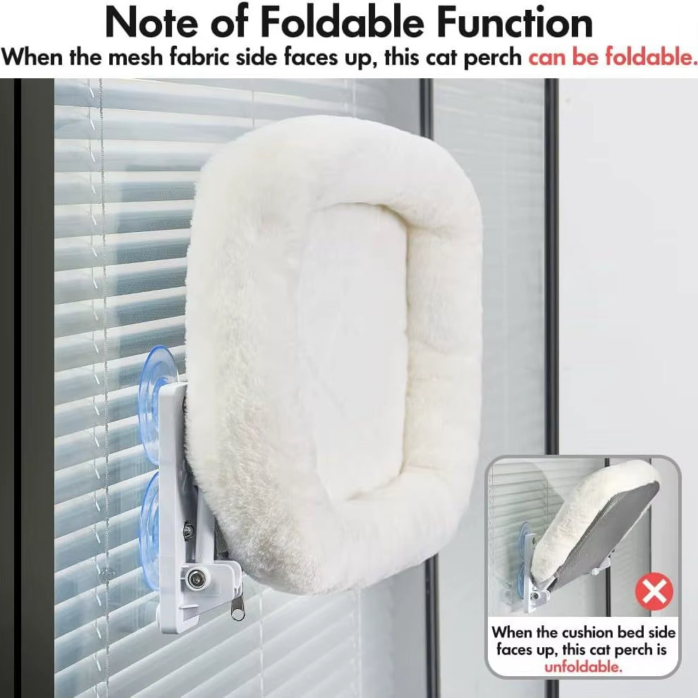 Pet Products Cat Hammock Window Habitat Cat Sunbathing Glass Hanging Suction Cup Balcony Pet Nests